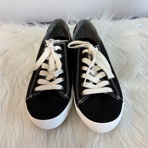 Classic Black and White Women's Sneakers